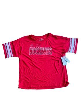 Colosseum NEW Women's Ohio State Buckeyes Embellished Tee Size XL SKU#B2484
